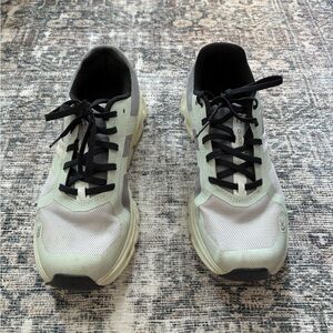 On Women’s Cloudrunner Running Shoes Green/Grey/Black